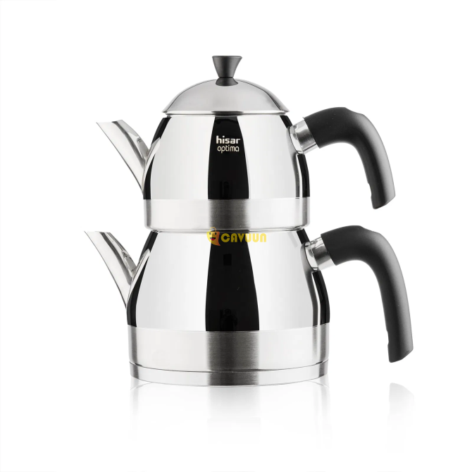 Hisar Optima Venus Teapot - Grey / Black - 1 lt + 2 lt Istanbul - photo 1