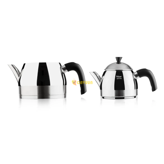 Hisar Optima Venus Teapot - Grey / Black - 1 lt + 2 lt Istanbul - photo 2