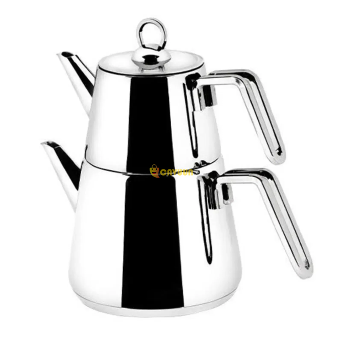 ArYıldız Lilyum Teapot Set - Inox - 700 ml + 1.8 lt Istanbul - photo 1