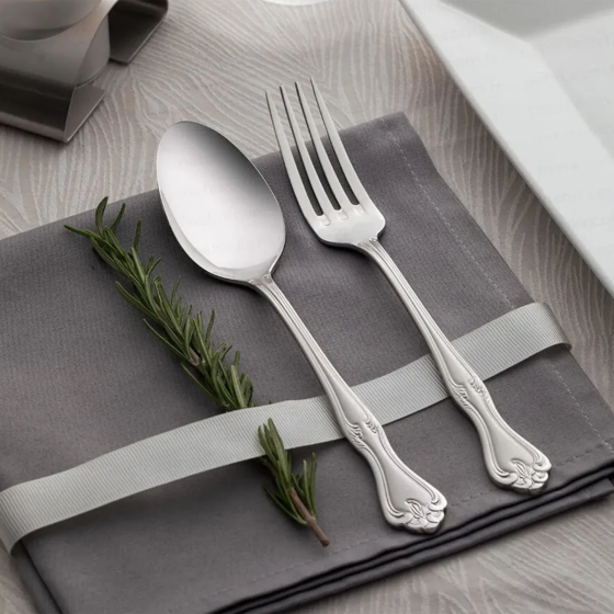 Nehir Satin 30 Piece Cutlery Set - Silver Istanbul