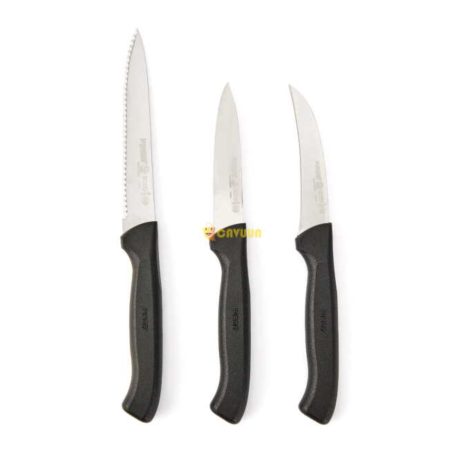 Pirge Ecco 3-Piece Daily Use Knife Set - Black Istanbul - photo 3