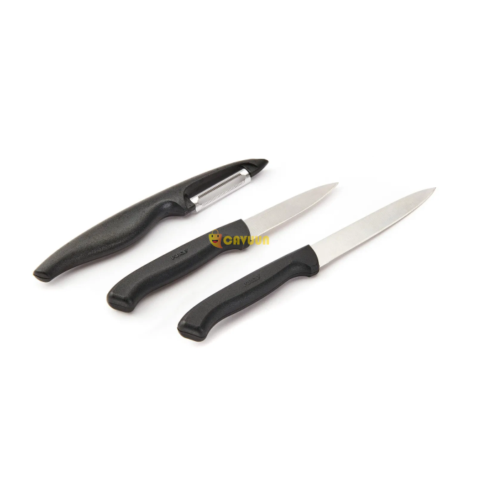 Pirge Ecco 3-Piece Daily Use Knife Peeler Set - Black Istanbul - photo 2