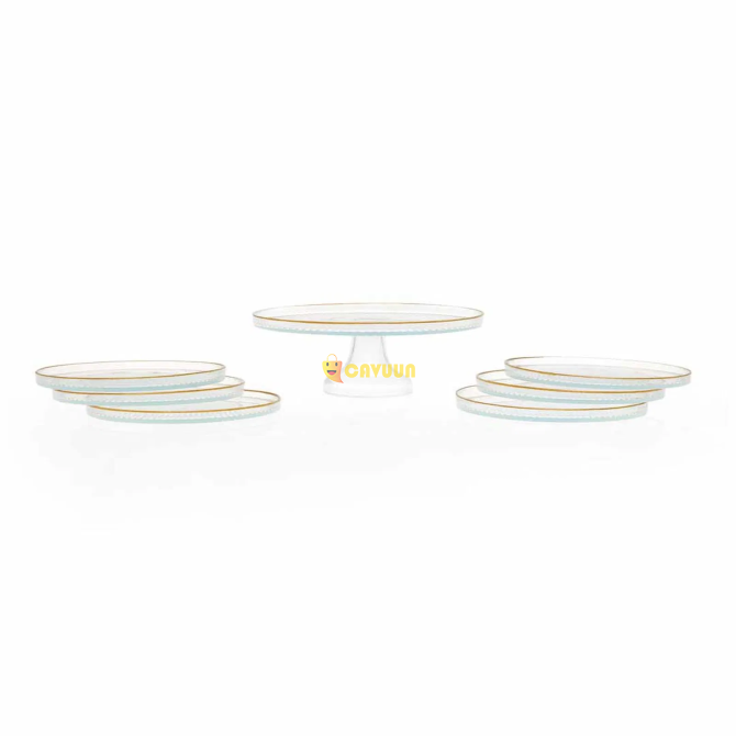 Ang Design Marseille 7 Piece Cake and Cupcake Set - Transparent Istanbul - photo 3