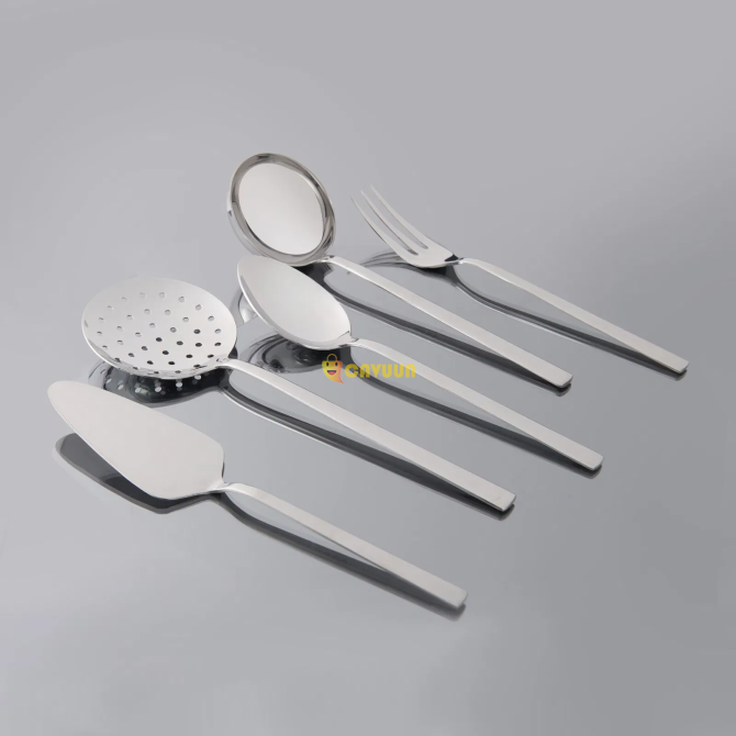 Nehir Dalyan 5 Piece Steel Service Set - Gray Istanbul - photo 2