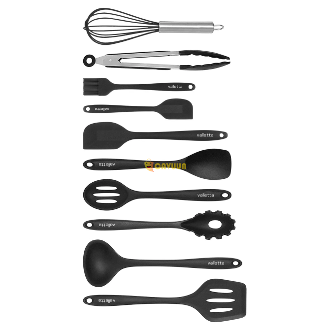 Valletta Salvatore 10 Piece Kitchen Set - Black Istanbul - photo 2