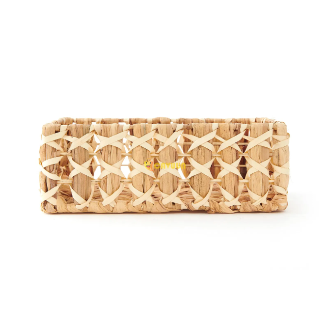 The Mia Wicker Rectangular Basket - 28x20x10 cm Istanbul - photo 5