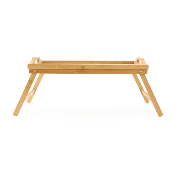 Excellent Houseware Bamboo Enjoyment Table - Beige - 50x30x7 cm Стамбул