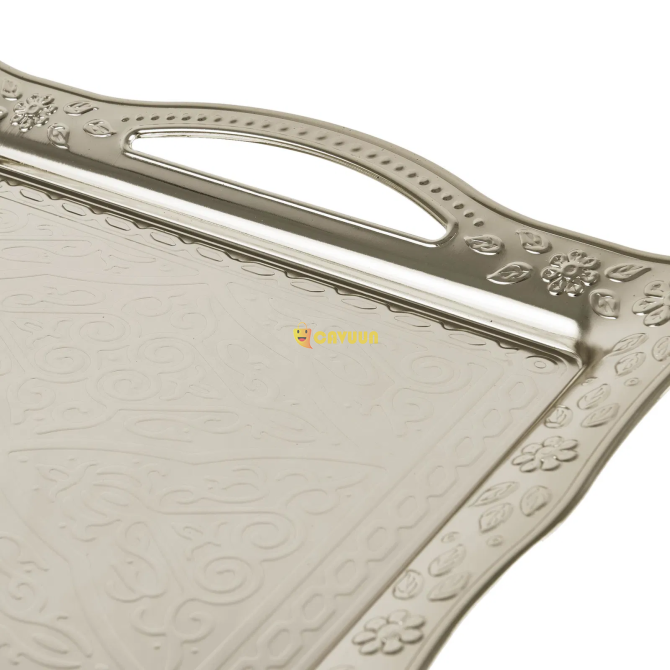 Arow 2-Piece Rectangular Tray - Silver Istanbul - photo 5