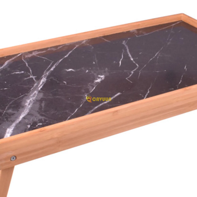 Bambum Marbella Marble Patterned Pleasure Tray - Black Istanbul - photo 2