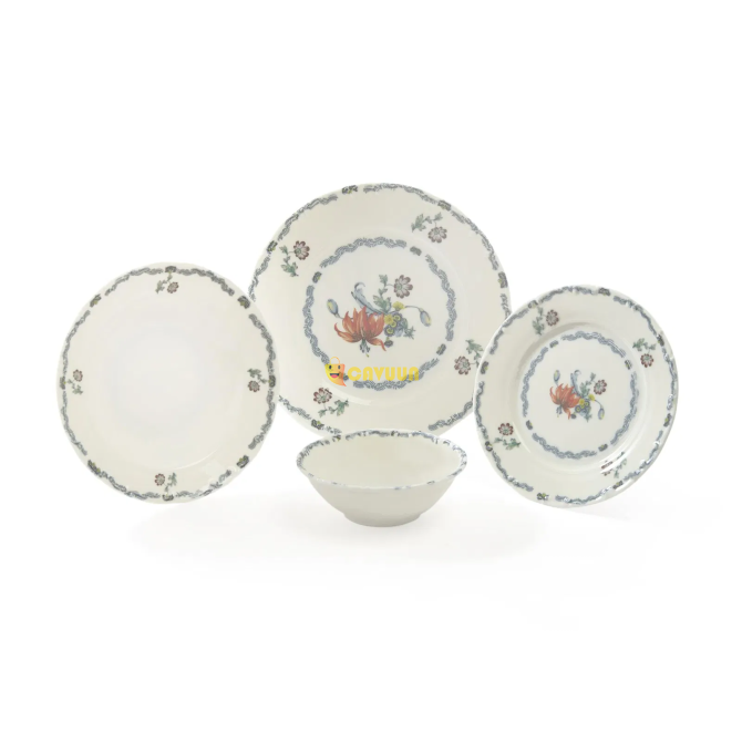 Tulu Porcelain Liana 24 Piece Dinner Set - Colorful Istanbul - photo 3