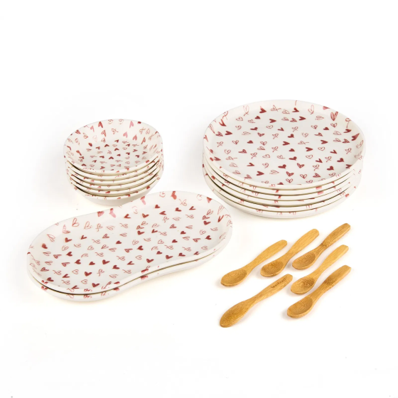 Bambum Pera Love 20 Piece Breakfast Set - Colorful Istanbul