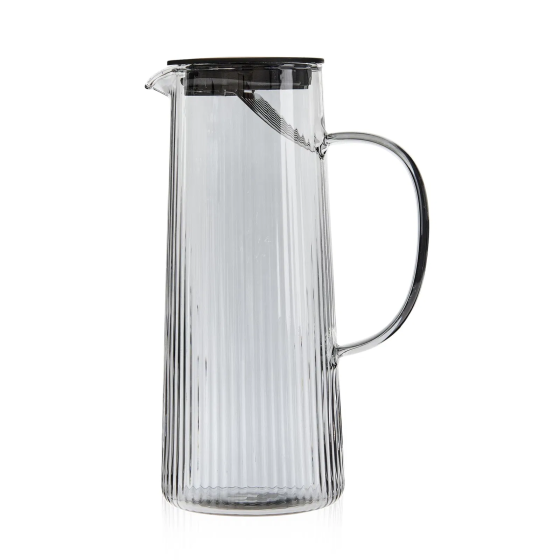 Silk Glass Jug - Smoke - 1.3 lt Стамбул