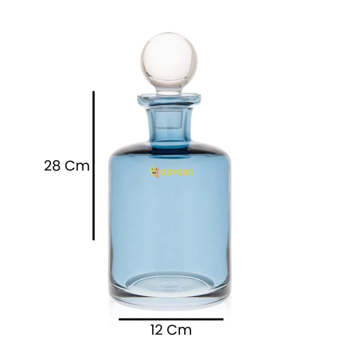 Alegre Glass Lina Lidded Carafe - Blue - 12x28 cm Istanbul - photo 4