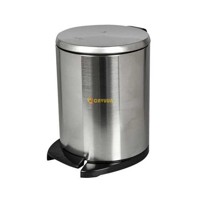 Primanova Cigo Stainless Steel Pedal Bathroom Trash Can - Grey - 6 lt Istanbul - photo 4