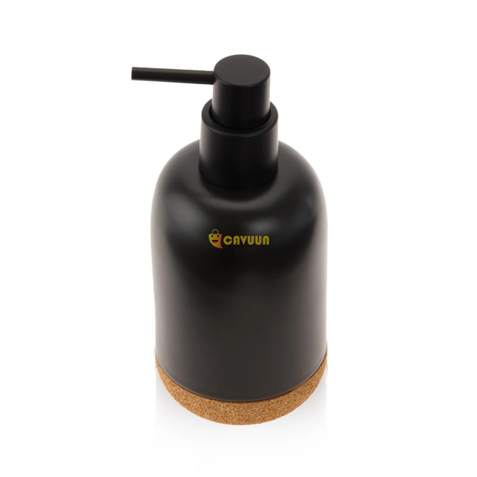 Primanova Liquid Soap Dispenser with Mushroom Base - Black - 18x12 cm Istanbul - photo 2