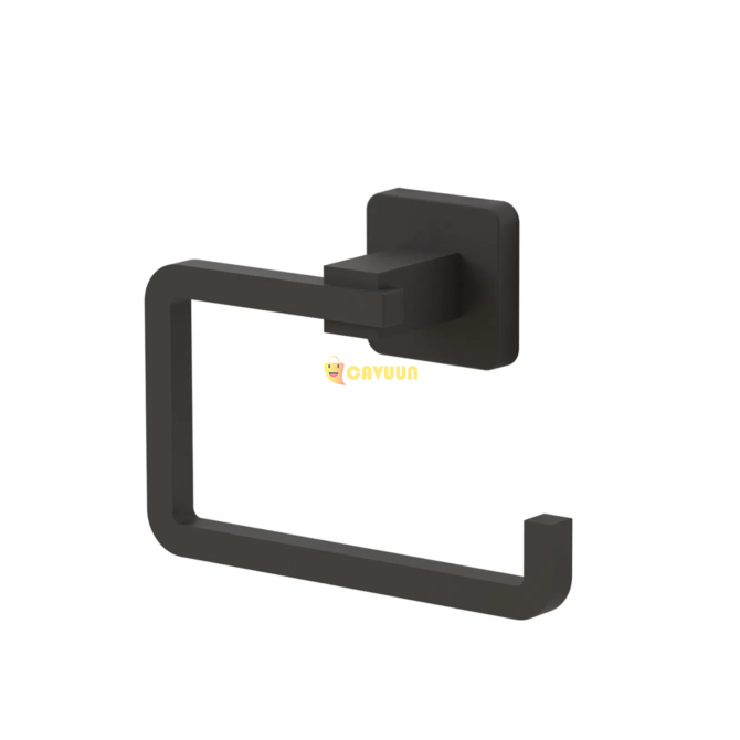 Teknotel Matte Black Aluminum Toilet Paper Holder Istanbul - photo 2