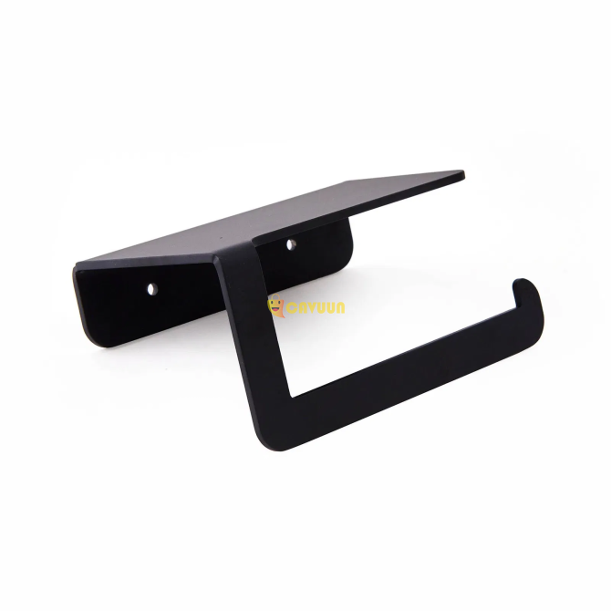 Steel Bathroom Toilet Paper Holder - Black - 12.5x7 cm Istanbul - photo 3