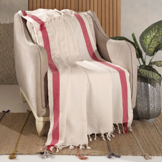 Evidea Soft Sofa Throw - Beige - 130x170 cm Istanbul