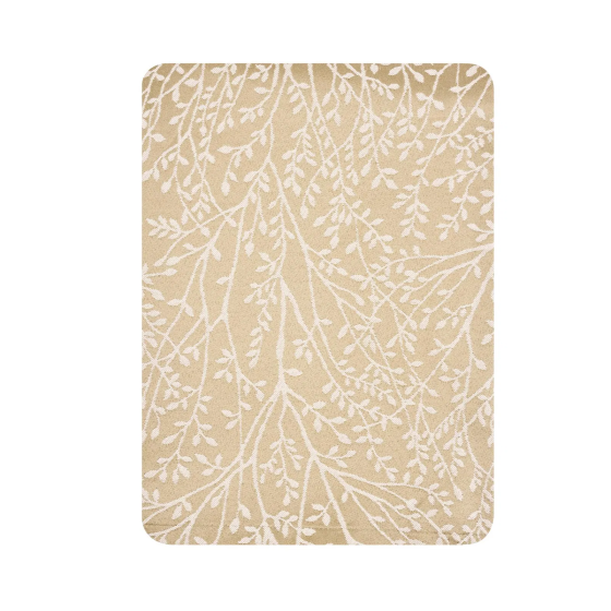 Evidea Soft Floral Tablecloth - Beige - 140x140 cm Istanbul