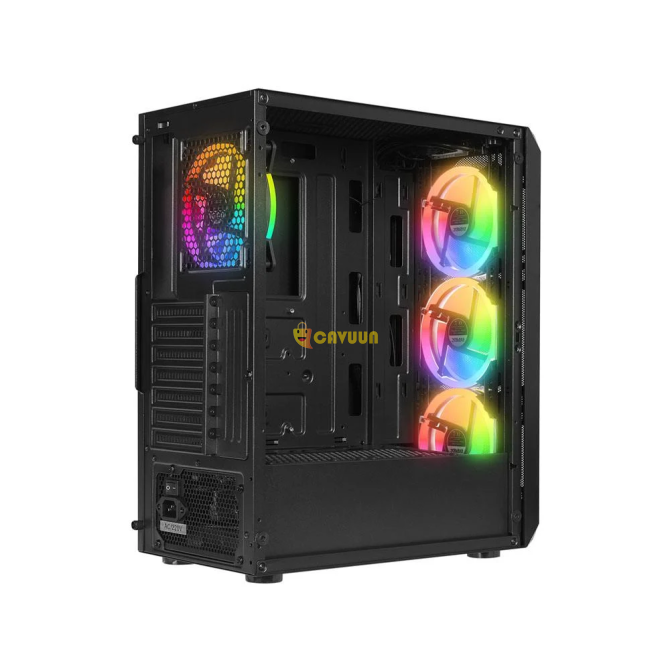 Everest X-racer Peak 600w Tempered Glass 4x12cm Rgb Atx Mid-t Gaming Case Istanbul - photo 3