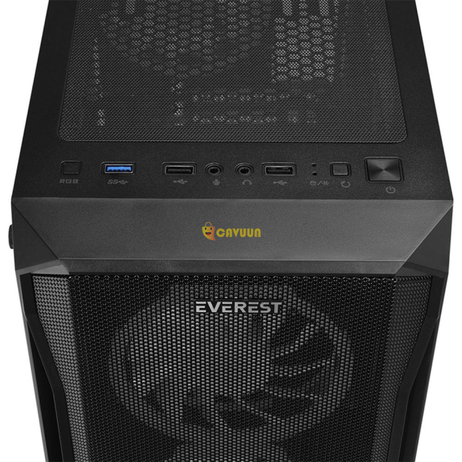 Everest X-racer Peak 600w закаленное стекло 4x12 см RGB ATX Mid-t игровой корпус Стамбул - изображение 5