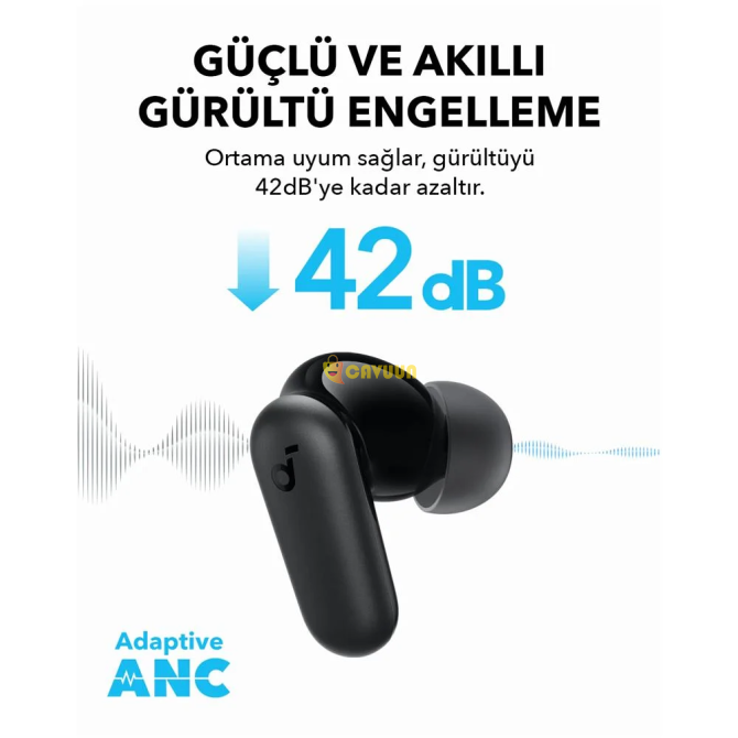 Anker Soundcore R50i NC TWS Bluetooth Earphones - Black Istanbul - photo 4