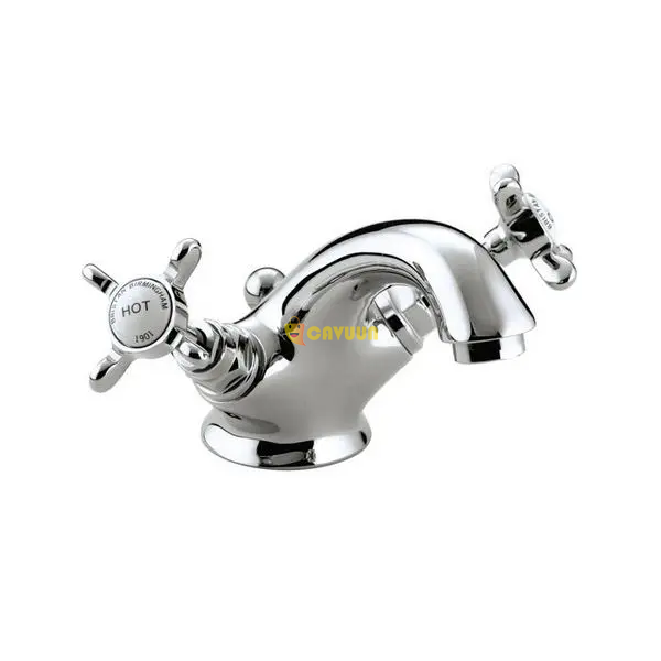 Bristan 1901 basin mixer tap with pop up waste Chrome Plated London - photo 1