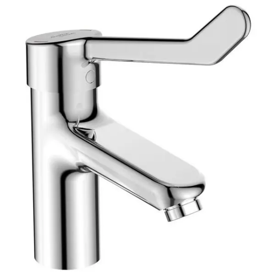 Ideal Standard Contour 21+ single lever basin medical handle anti vandal mixer tap London