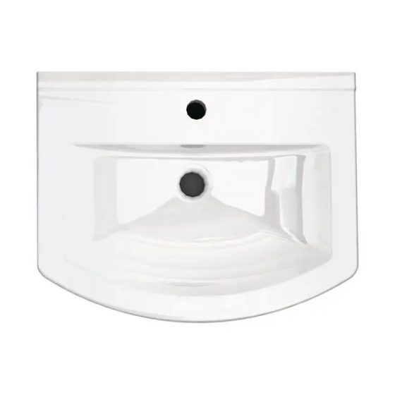 Nabis White Gloss standard semi recessed basin Лондон