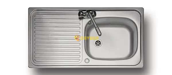 Leisure Sinks Linear one tap hole reversible 1.0 bowl 950 x 508mm Stainless Steel London - photo 2