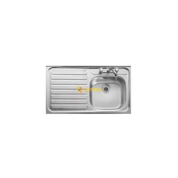 Leisure Sinks Contract LC106L 1000X600 left hand roll top front sink 1000 x 600mm Stainless Steel London - photo 1