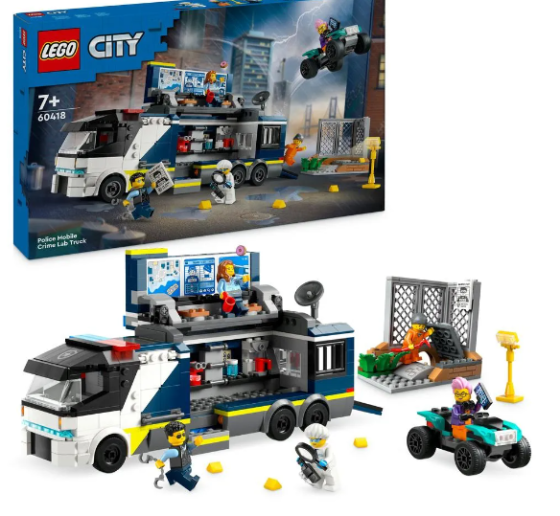 Lego City Police Mobile Crime Lab Truck Toy 60418 London