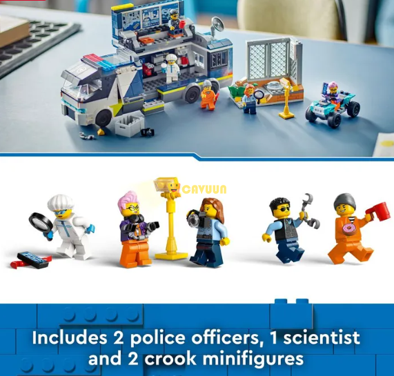 Lego City Police Мобильная криминальная лаборатория грузовик игрушка 60418 Лондон - изображение 5