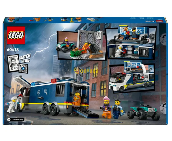 Lego City Police Mobile Crime Lab Truck Toy 60418 London - photo 6