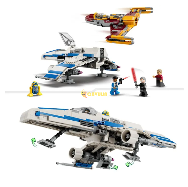 Lego 75364 Star Wars New Republic E-Wing vs. Shin Hati's Starfighter London - photo 4