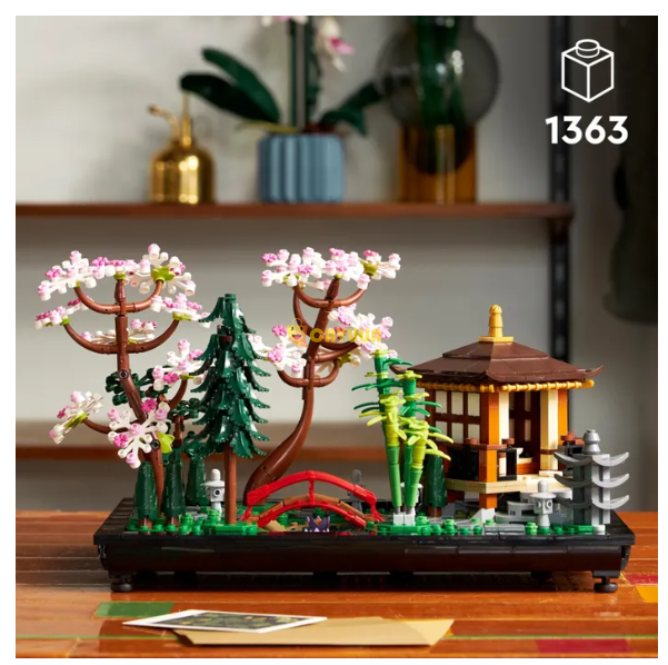 Lego 10315 Icons Tranquil Garden Botanical Set with Flowers London - photo 4