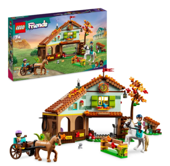 Lego 41745 Friends Autumn's Horse Stable with 2 Toy Horses London