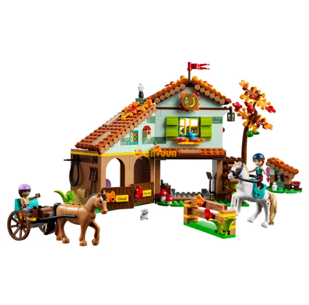 Lego 41745 Друзья Осенняя конюшня с 2 игрушечными лошадьми Лондон - изображение 2