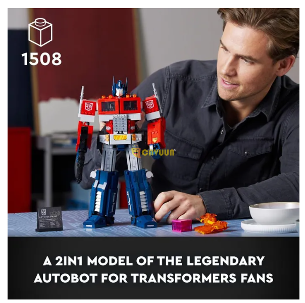 Lego 10302 Icons Optimus Prime, набор моделей роботов Transformers Лондон - изображение 3