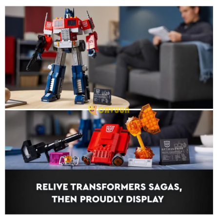 Lego 10302 Icons Optimus Prime, набор моделей роботов Transformers Лондон - изображение 4