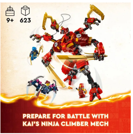 Lego Ninjago Kai's Ninja Climber Mech Toy Set 71812 London