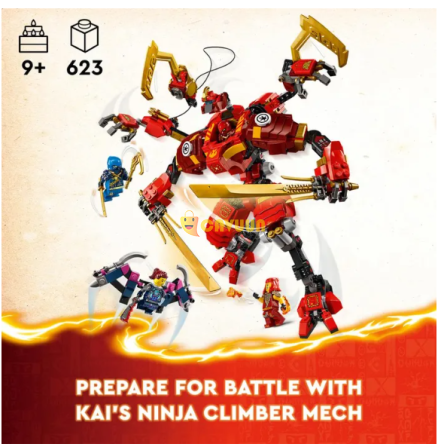 Lego Ninjago Kai's Ninja Climber Mech Toy Set 71812 London - photo 2