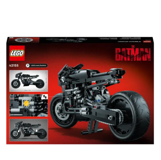 Lego 42155 Technic THE BATMAN – BATCYCLE Motorbike Model Toy London