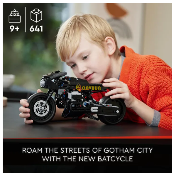 Lego 42155 Technic THE BATMAN – BATCYCLE Motorbike Model Toy London - photo 7