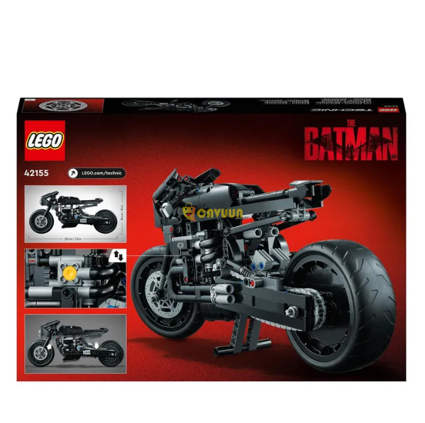 Lego 42155 Technic THE BATMAN – BATCYCLE Motorbike Model Toy London - photo 2