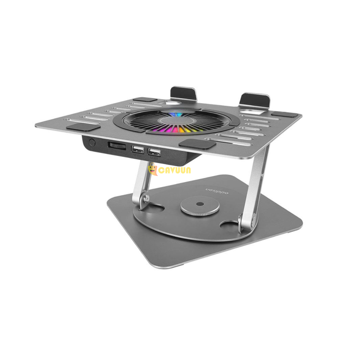 Addison AD-RC35 360 Degree Rotatable Fan RGB Light Metal Laptop Stand Istanbul - photo 3