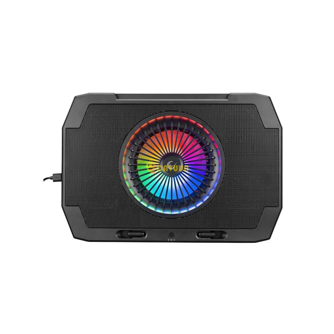 Rampage Ad-rc21 X-cool Black 5 Fans 10-18" Rgb Lighted Notebook Cooler Stand Istanbul - photo 3