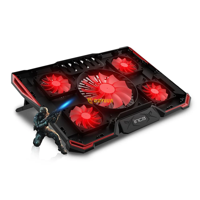 Inca Inc-611 Gms Arrax Gaming Notebook Cooler 5x Fan, 6 Stage, 2x Usb Istanbul - photo 2