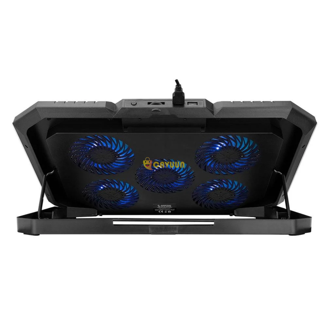 Addison Rampage Ad-rc155 Fan 15-17" Notebook Cooler With 2 Usb Rgb Lights - Black Istanbul - photo 5