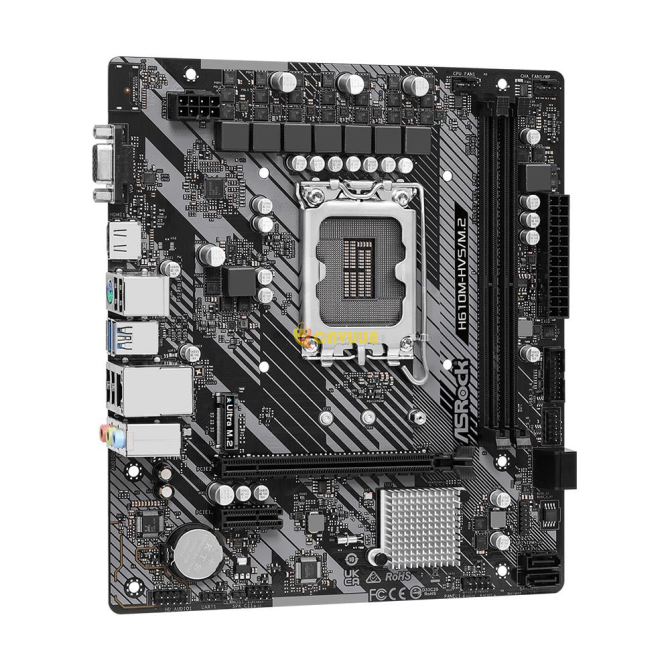 Asrock H610m-hvs/m.2 R2.0 Intel H610 Soket 1700 Ddr4 3200mhz (oc) M.2 Anakart Стамбул - изображение 4